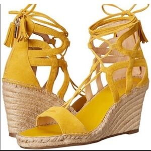 Vince Camuto "Tannon" Sandals in Yellow Narcissus
Jute Espadrille Wedges